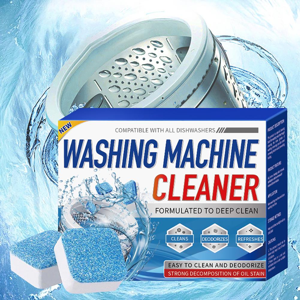 12/24pcs Washing Machine Descaler 360 Degree All Around Deep Cleaning Limescale Remover for Clean Inside Drums Cleaner