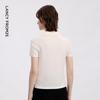 LANCY Women's Elegant Lyocell Lapel Knit Top