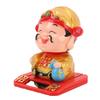 Cai Shen Statue Light Sensing Automatic Nodding Cai Shen Figurine for   Car Dashboard Hotel