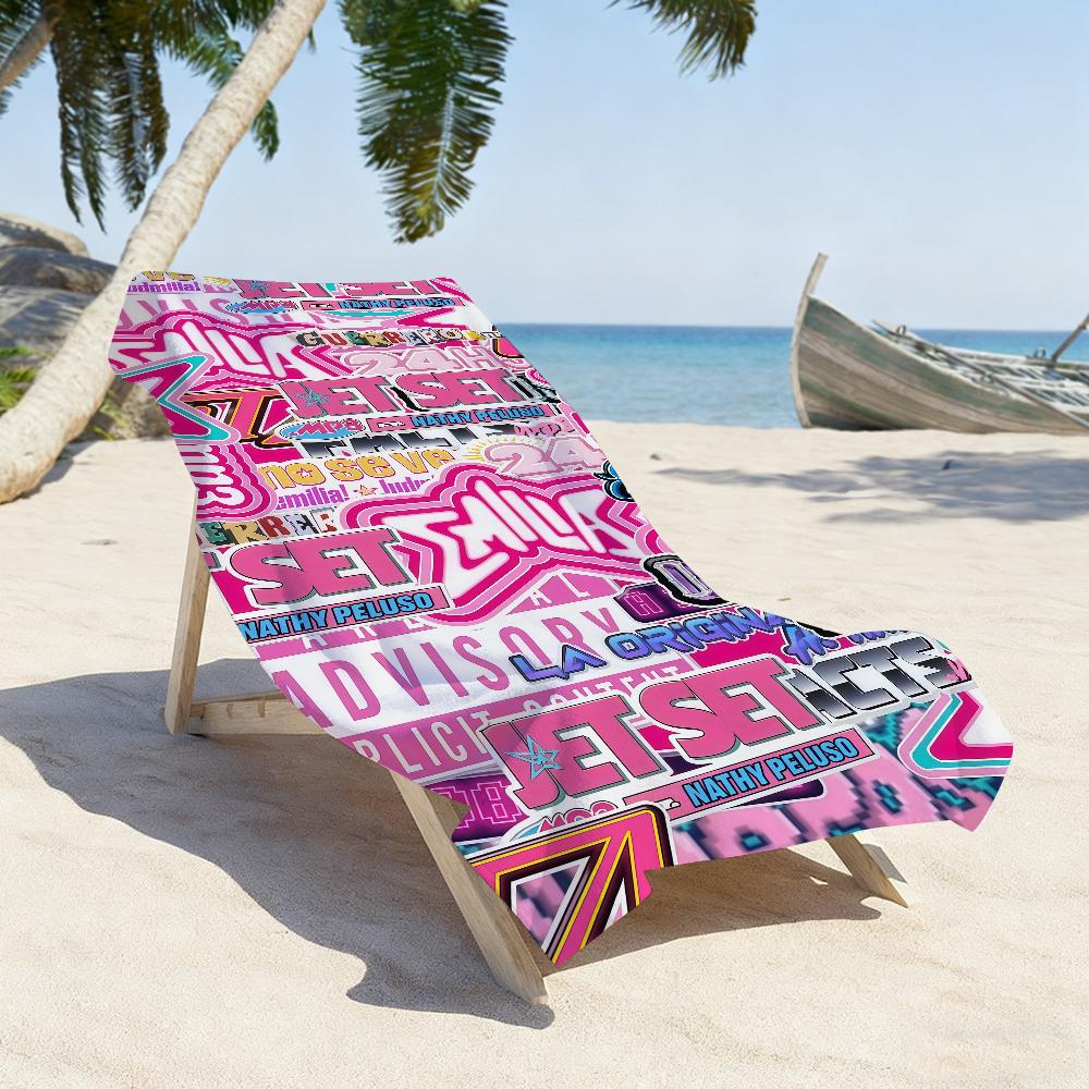 Singer Emilia Mernes Towel Sports Quick Dry Travel Camping Sandproof Soft Light Large Beach Towel