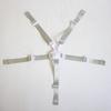 Gray 5-Point Nylon Harness Strap for High Chair and Stroller