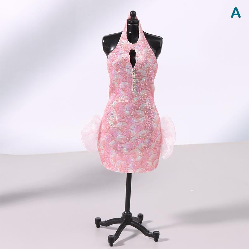 Doll Clothes For 30Cm Doll Clothes Evening Gown Trailing Skirt Wedding Dress Princess Dress Dollhouse Decor Accessories