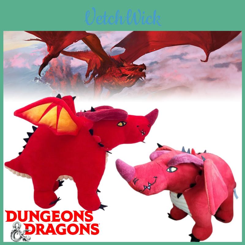 Red Dragon Plush Toy From Dungeons Dragons Perfect Gift For Fans!
