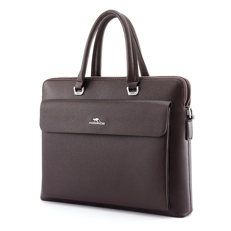 

TS JYL laptop bag,Wholesale New Handbag Shoulder Crossbody Retro Simple Large Capacity Custom Bag OneSize коричневий