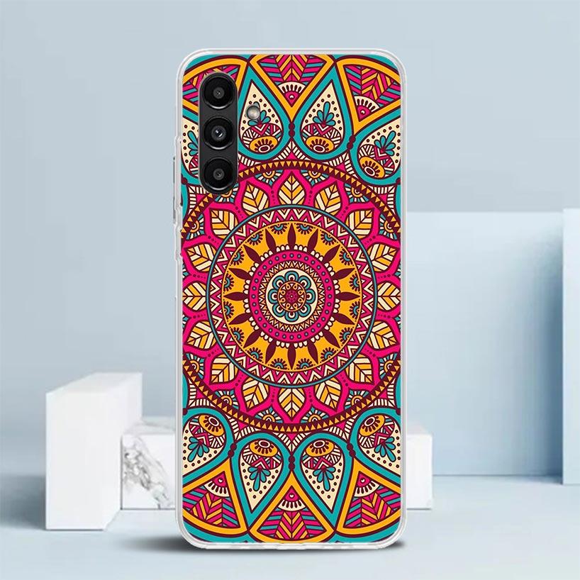 

Totem Mandala Colorful Flower Phone Case For Samsung Galaxy A17 A37 A57 A16 A15 A14 A13 A56 A55 A54 A53 A36 A35 A34 A33 A26 A25 Samsung A33