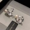 Super Flash 5A Zircon Pearl Without Ear Piercings, Ear Clips, Women's Ear Bone Clips, Earrings, Temperament Ears