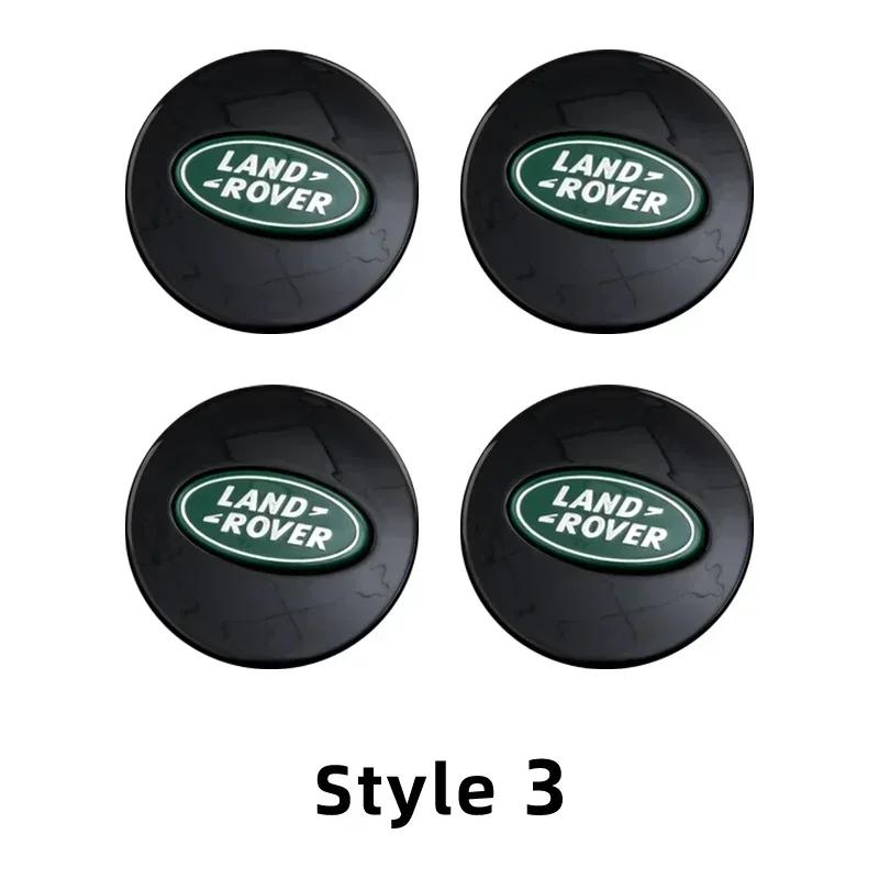 NEW 4pcs 62mm Car Wheel Center Cap Logo Hub Badge Rims Cover Land Rover Discovery 3 4 R4 LR2 Range Rover Evoque Sport Dander 2 3