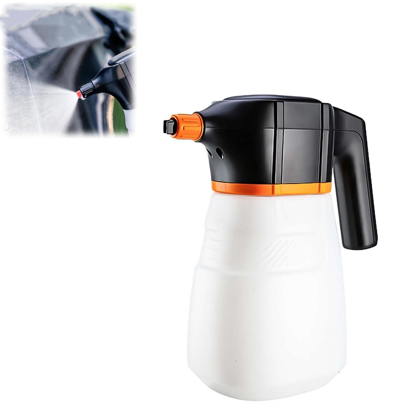 Electric Foam Sprayer Car Wash Portable Foam Cannon Soap Dispenser with Adjustable Nozzle for Cleaning and Detailing One Size
