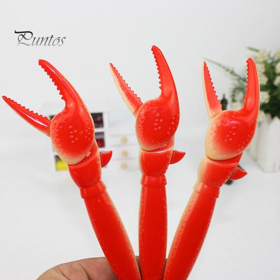 1/3Pcs Ballpoint Pen Adorable Lobster Claw Shape Gel Pen Comfortable Grip Smooth Writing Student Pen for School Home