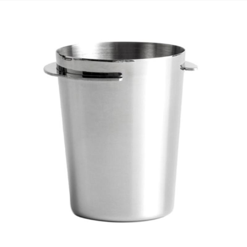 

Чашка для кофе из нержавеющей стали для дома, чашки для эспрессо, ручка для кофемашины, кружки для сбора порошка, аксессуары для бариста 51 мм 53 мм 58 мм 51mm