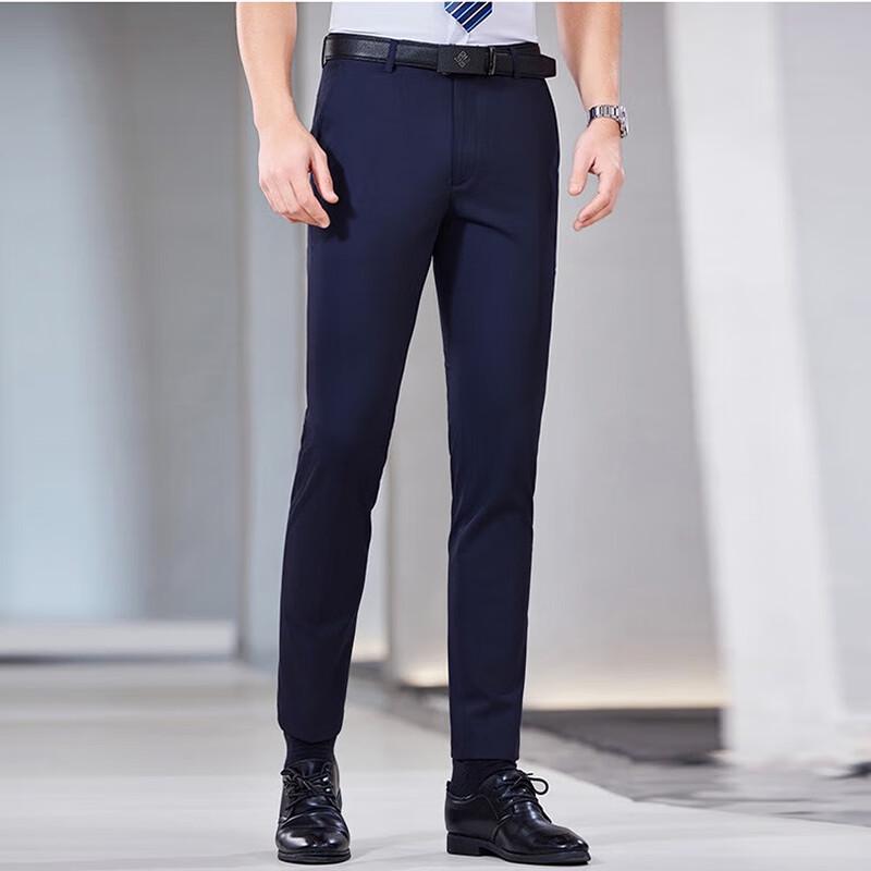 Men s Business Straight-Leg Trousers 32