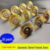 3mm T-Handle Electric Steel Wire Brush for Rust Removal - Copper & Nylon Brush Wheel for Metal Cleaning
