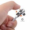 1/4' Mini-Steckschlüsselgriff Ratsche Griffschlüssel Doppelseitig Schnellwechsel-Steckschlüssel Ratsche Schraubendreher Sechskant Drehmomentschlüssel Set Neu