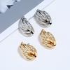 1 Pair Women Retro Chic Geometric Irregular Earrings