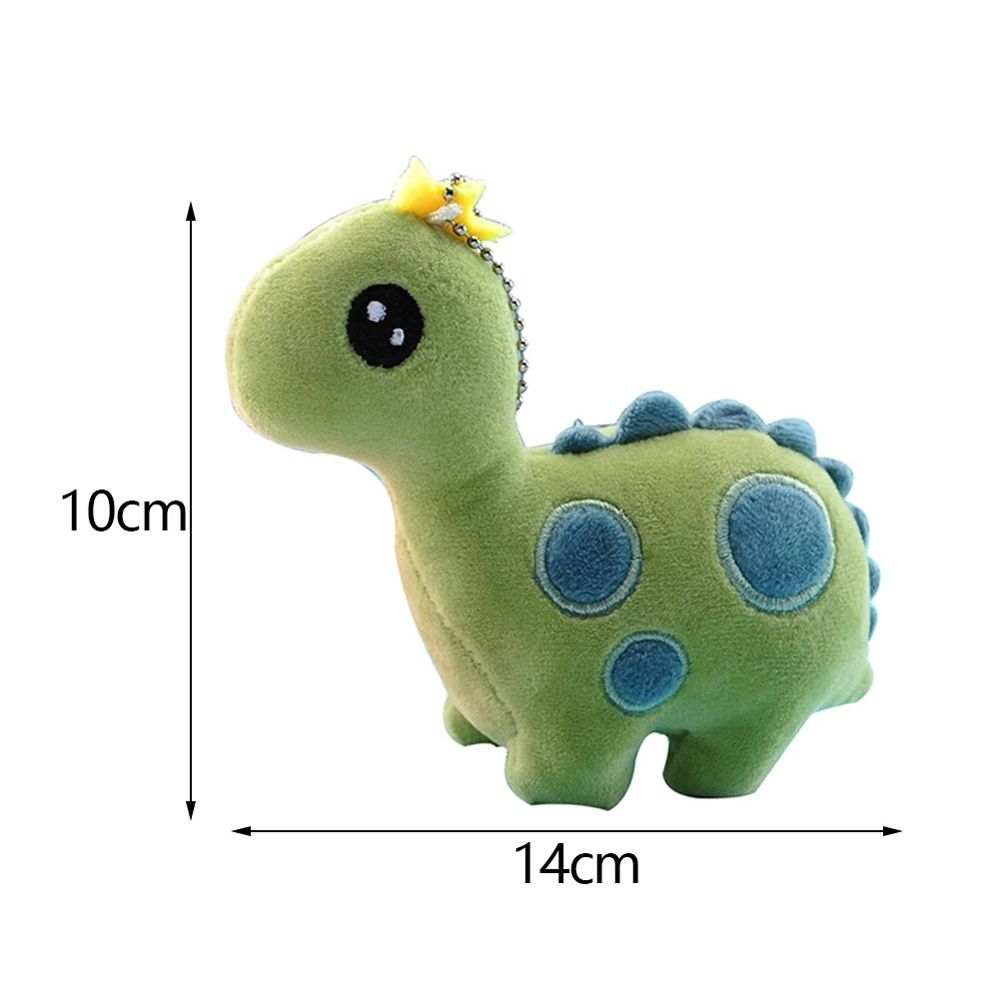 Cute Keychain Cartoon Keyring Animal Dolls Dragon Doll Dinosaur Plush Toy Plush Pendant Stuffed Toy