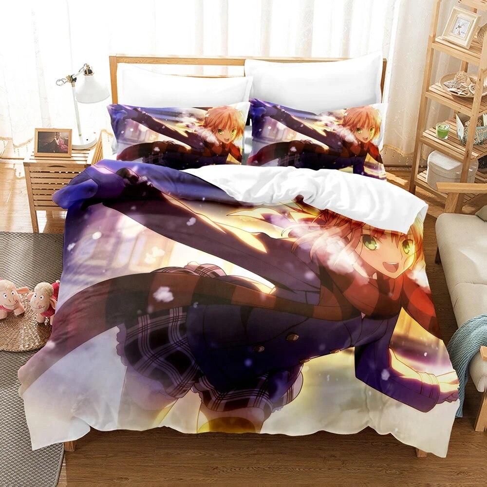 3D Fates Bedding Sets Duvet Cover Set With Pillowcase Twin Full Queen King Bedclothes Bed Linen