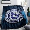 FootBall Club Print Flannel Blanket,High quality Comfortable for All Seasons,Home Decor,Warmth and Comfort,Perfect for Christmas Gifts