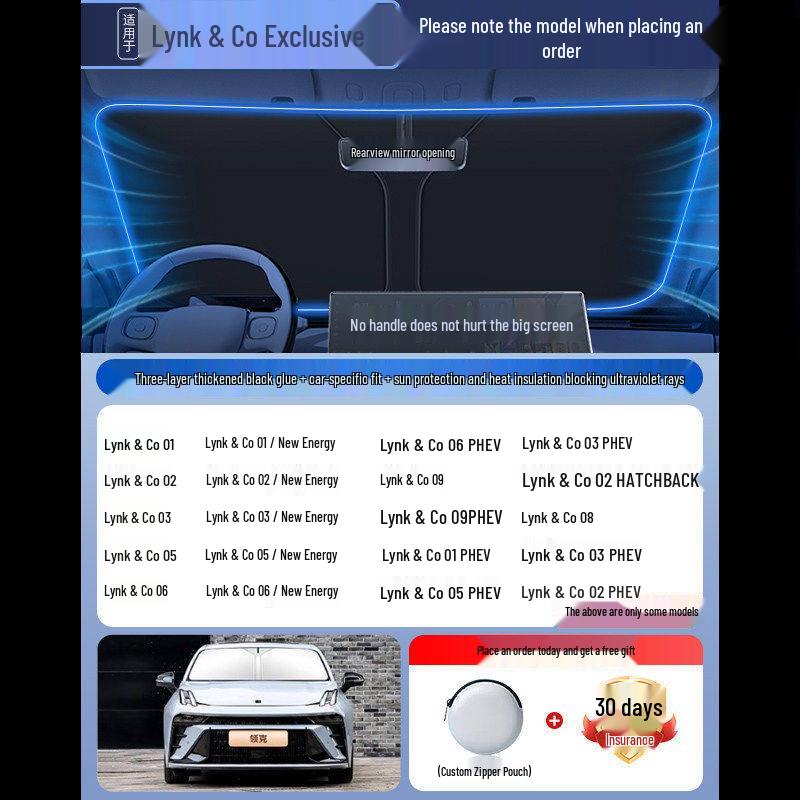 Car Sunshade Windshield Curtains - Heat Insulation & Summer Cooling
