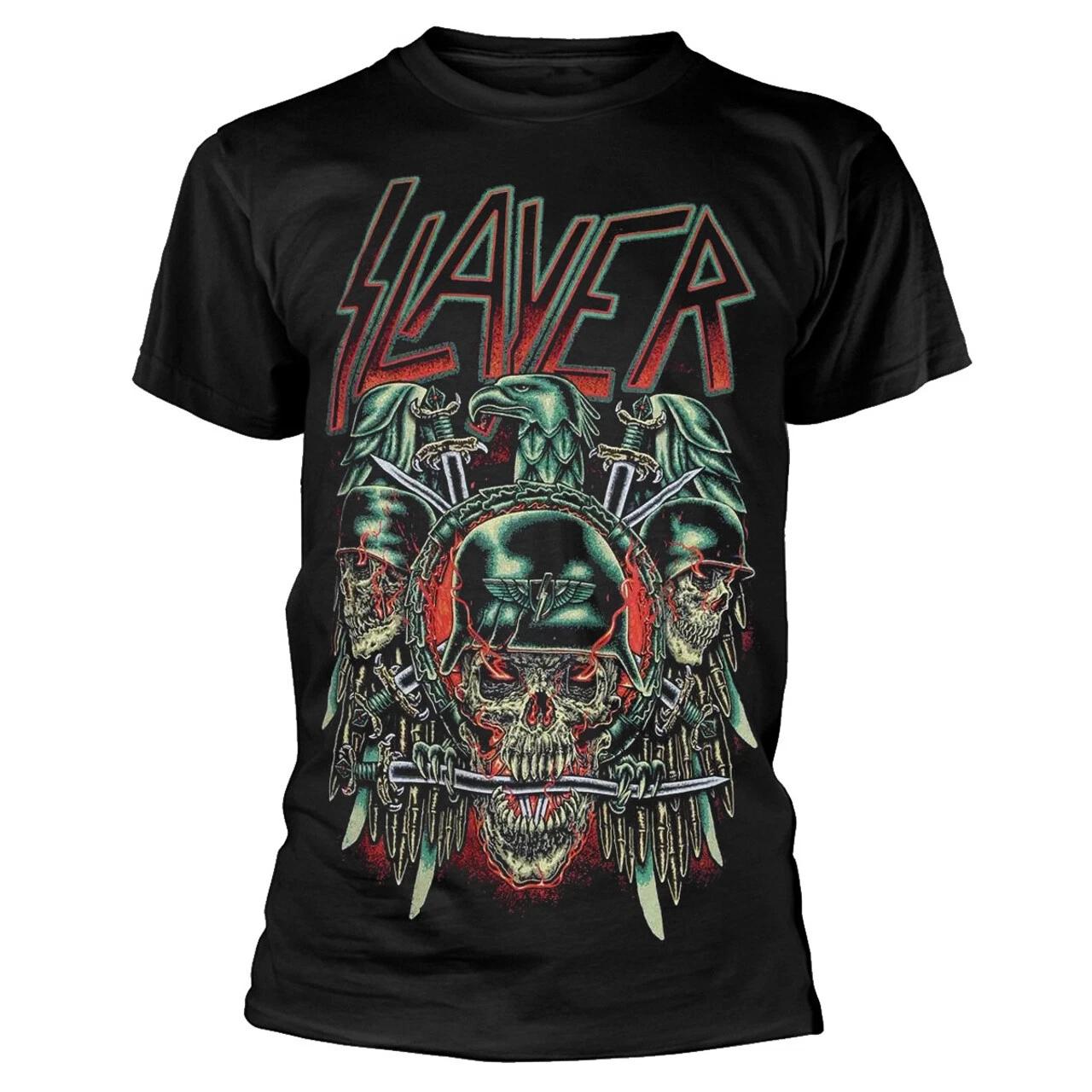 

The Latest Hot-selling Popular Slayer Reign in Blood Loose Breathable Men s and Women s Same Round Neck Cotton T-shirt 4XL