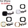 Home Button With Flex Cable For iPhone 6 6P 6s Plus NO Touch Id With Rubber Ring Replacement