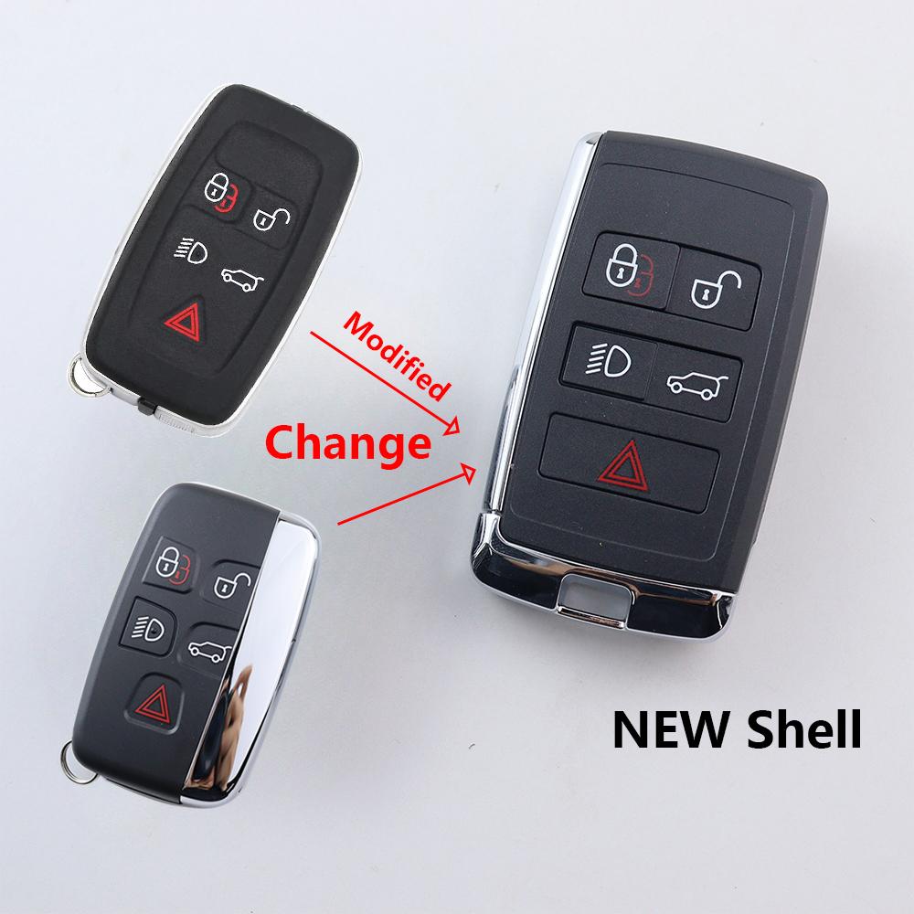For Jaguar Land Rover Evoque Discovery 4 Evoque F-Pace F-Type XE XF XJ Freelander for Car Key Shell Key Housing Fob Case Modify