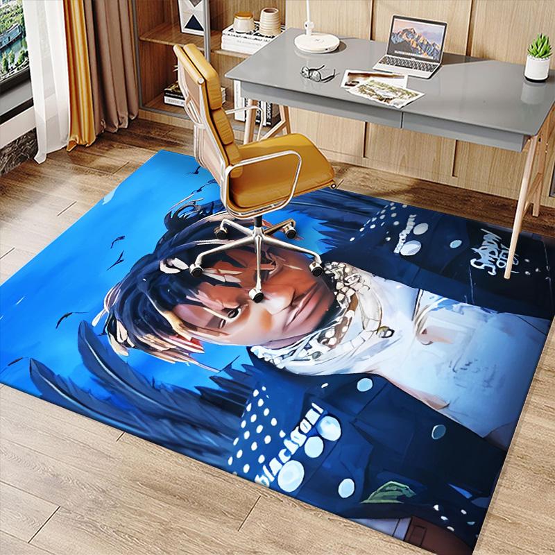 Juice WRLD Printed Absorbent Washable Carpet, Non-Slip Bathroom Mats, Kitchen Rugs, Yoga Mat,Living Room Entrance, Camping Picnic Rugs