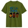 Hip Hop De La Soul Unisex T Shirts Vintage Tees Short Sleeve Round Neck TShirt 100 Cotton Classic Clothing