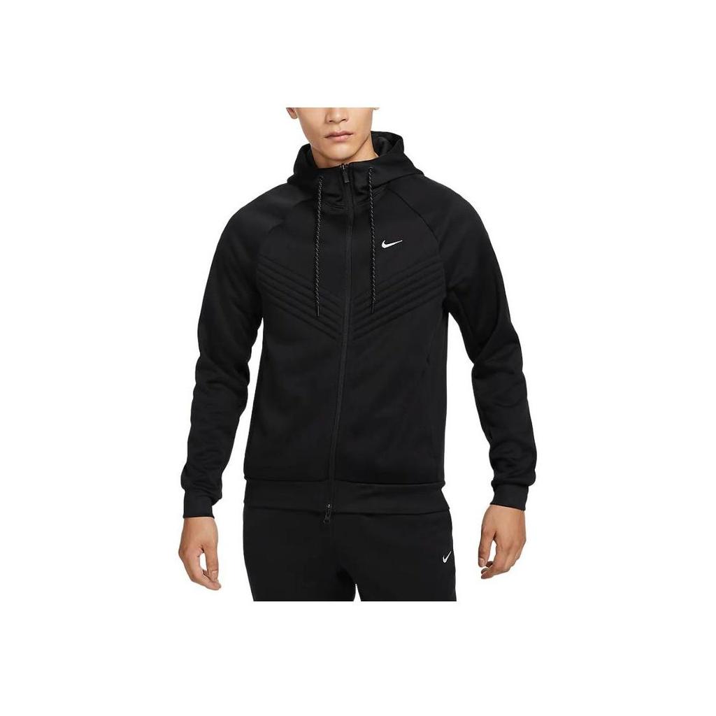 Nike Men's Therma-FIT Water Repellent Full-Zip Hooded Jacket Black FZ1108-010