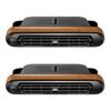 Car Seat Cooling Fan Car Rear Backrest Electric Fan 3 Speed Adjustable Headrest Cooling Air Fan Large 3000mAH Battery For Cars