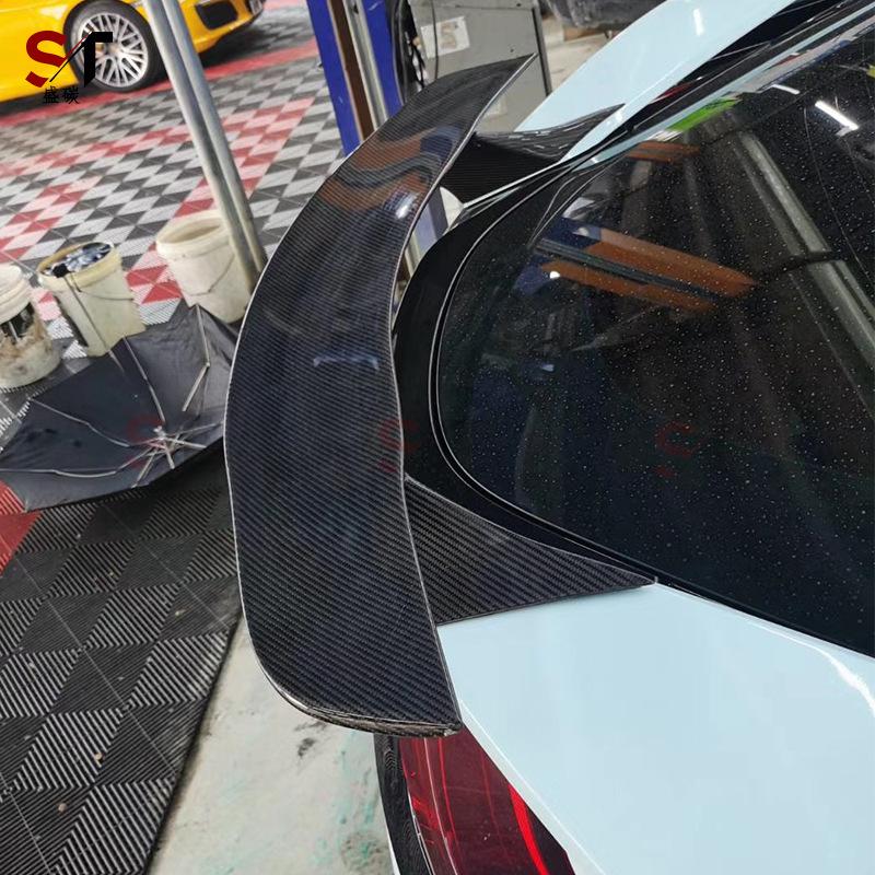 BMW i8 Carbon Fiber Rear Spoiler Diffuser Kit (2015-2021)