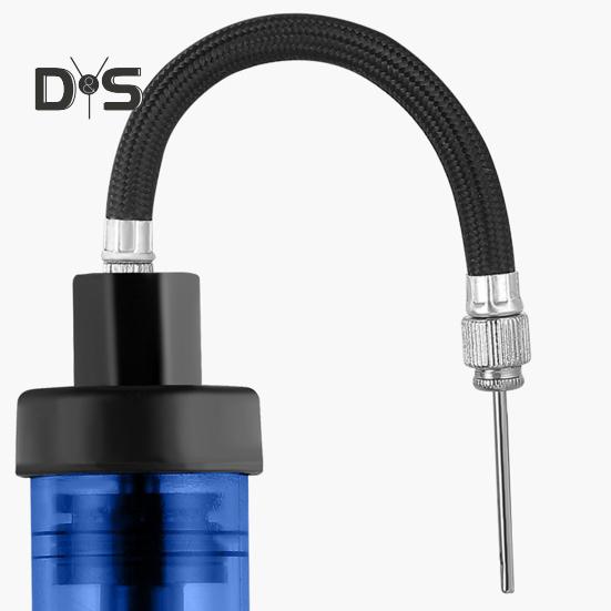 Ballpumpe, Sportball-Luftpumpe, tragbare Handpumpe, Inflator mit flexiblem Schlauch für Basketball, Fußball, Yogabälle, Schwimmringe, Luftballons