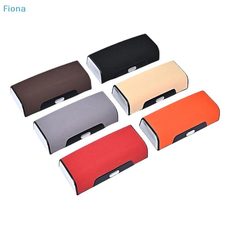 Car Sun Visor Sunglasses Case, Clip-On Magnetic Glasses Holder for Auto Interior Storage
