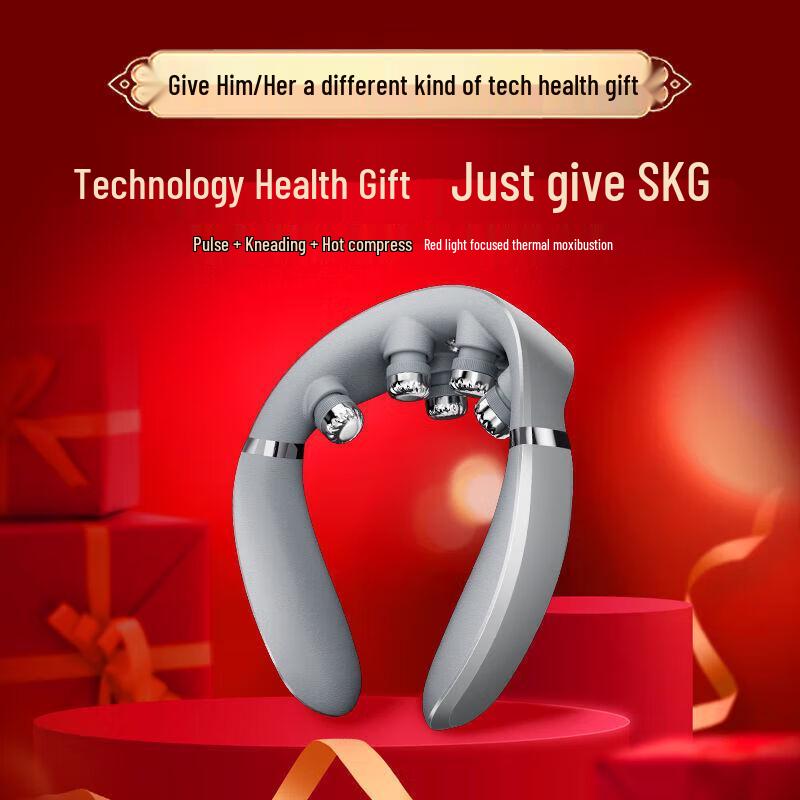 SKG G7 Pro Neck Massager & Bluetooth Earphones