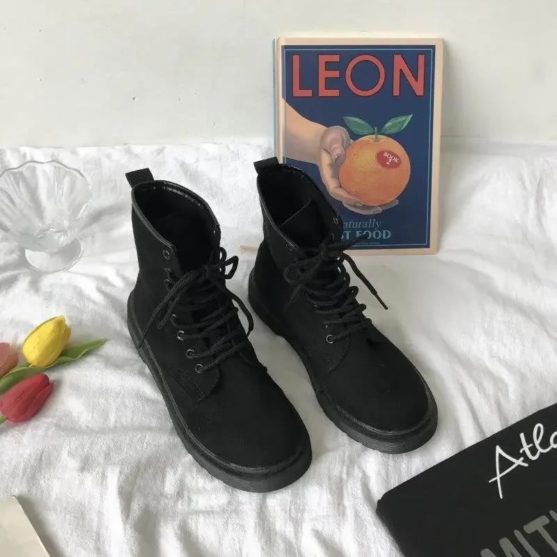 Booties New In Women's Ankle Boots Autumn Flat Female Short Shoes Spring 2025 Comfortable and Elegant Fashion Sale Winter Rock