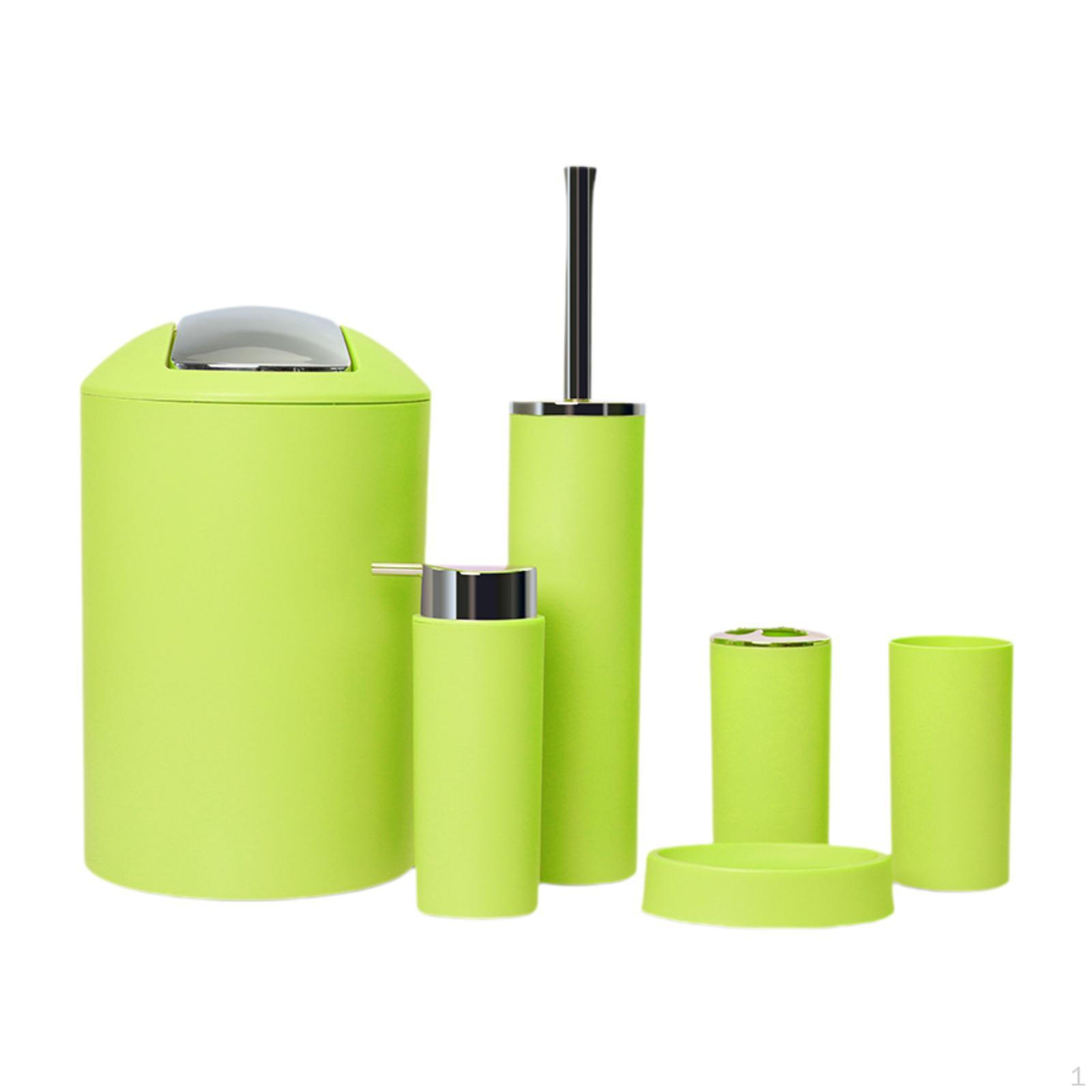 6 Pieces Bathroom Accessories Set Supplies
