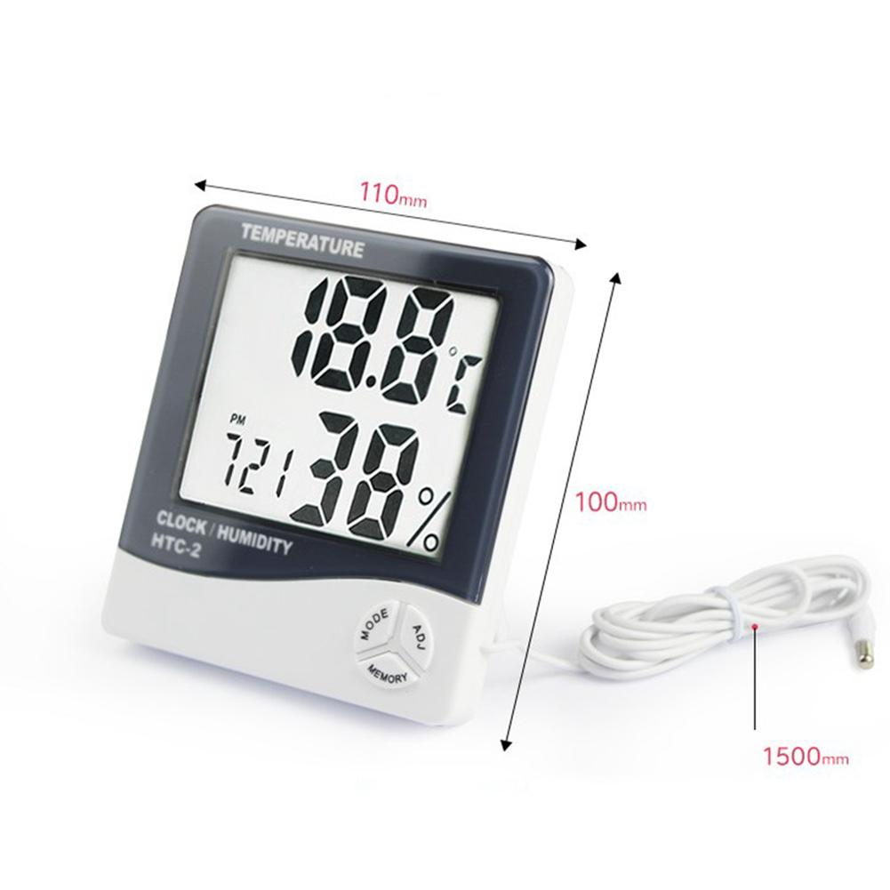 HTC-2 Precision Thermometer Indoor And Outdoor Digital Display Electronic Temperature And Humidity Meter