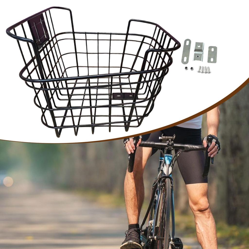 Koszyk do roweru elektrycznego Przód i tył Stop aluminium Dekoracja Lekki koszyk do przechowywania na rower Akcesorium do jazdy na świeżym powietrzu