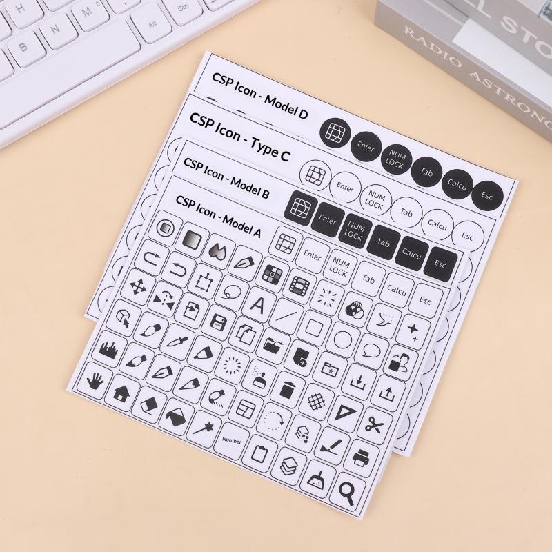 Csp Paint Shortcut Icon Keyboard Sticker Clip Studio Paint Tablet Keyboard Sticker Paint Shortcut Icon Keyboard Sticker