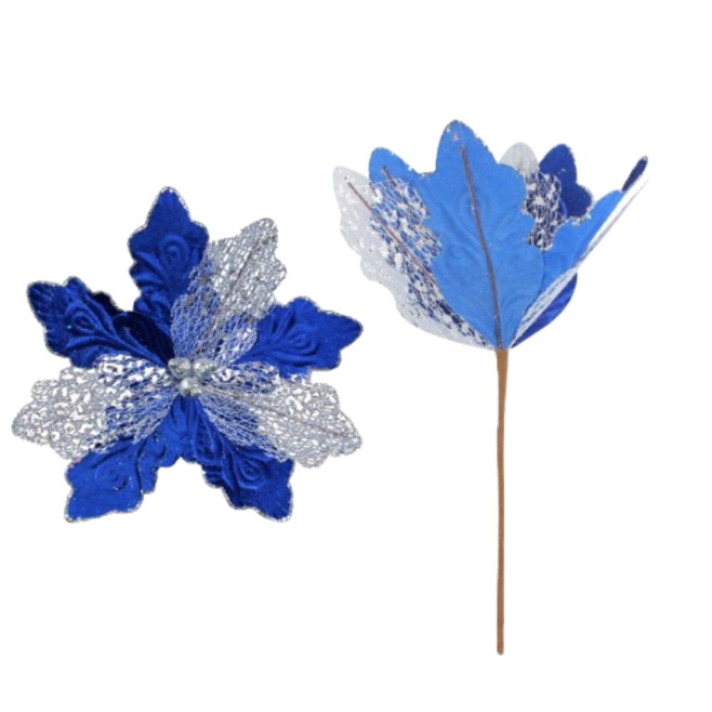 2pcs Sequins Christmas Glitter Flower Christmas Tree Decorations  Home New Year Decor Gifts