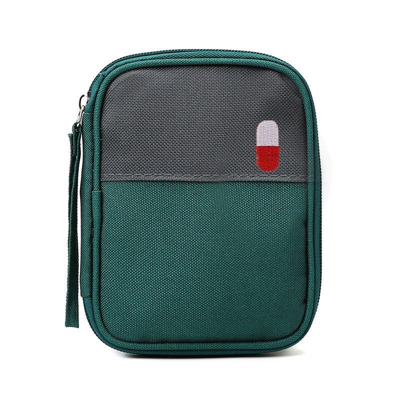 Portable Travel Medicine Storage & First Aid Kit Bag