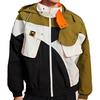 Li Ning Color Block Loose Jacke Unisex Jacken Olivgrün AJDQ373-3