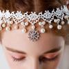 Lovely Pearl Pendant Princess Hairpin Dress Accessories Forehead Headchain Children's Headdress