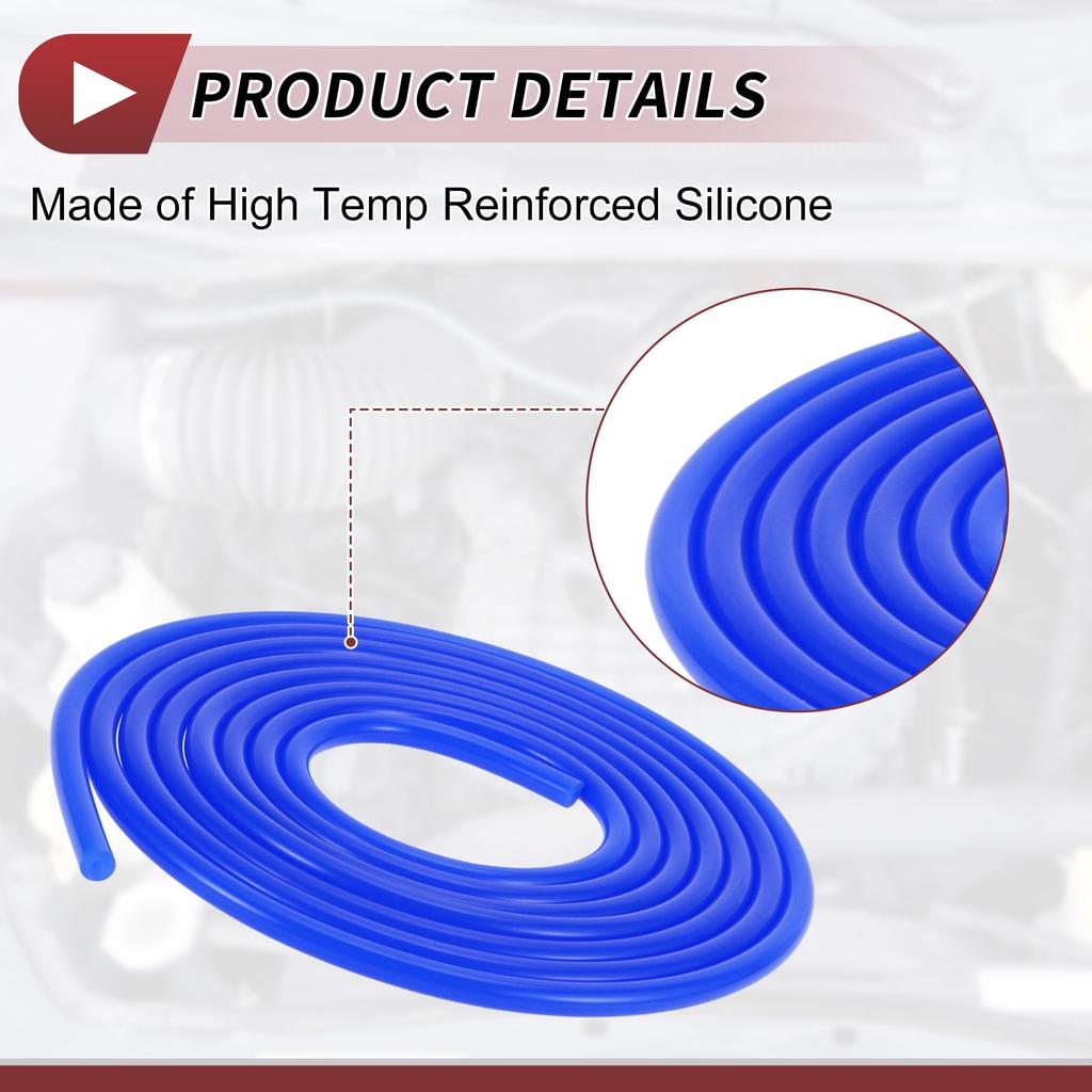 HEROFFIX Vzduchová a silikonová vakuová hadice Vysokoteplotní Automobilová vakuová hadice 10 stop