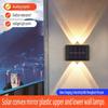 Solar Outdoor Wall Light LED Waterproof Garden Light Courtyard Balustrade Decorative Atmosphere Lamp Down Luminous Solar Lamp