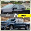 New For -2024 Chevy Silverado GMC Sierra Black Pillar Post Window Door Trim