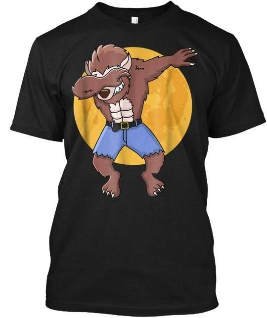 

Halloween Dabbing Werewolf T shirt Made in the USA Size S to 5XL XL