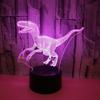 New Dinosaur 3d Lamp With Touch Led Visual  Table Moderne Desk Lamp Gift Decoration Atmosphere 3d Small Table Lamps