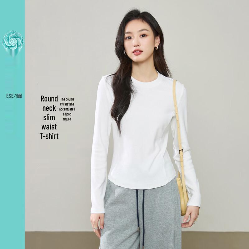 ESE-Y Women's Xiaomanyao Slim Fit Long Sleeve T-Shirt