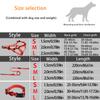 Waterproof PVC Dog Harness Leash Set 8-in-1 Hands Free Adjustable Embossed Texture Heavy Duty Pet Collar for Medium Large Dogs