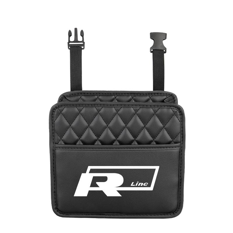 Car Seat Backrest Storage Stowing Tidying Pocket For VW GTI Polo Golf Passat MK6 MK7 Jetta Tiguan Arteon CC Taigo T-ROC Hub Cap